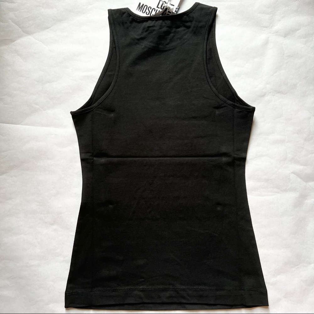 Love Moschino Logo Tank Top Black - Picture 2 of 10